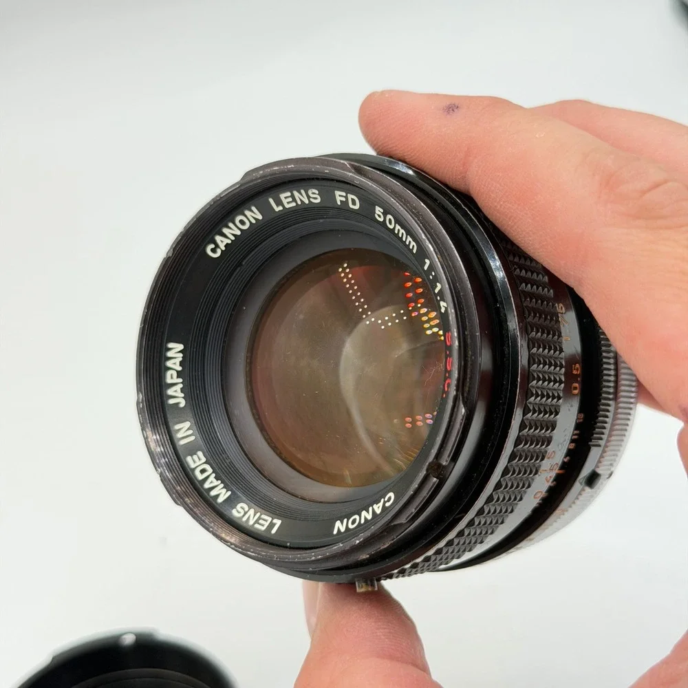 Canon FD 50mm f1.4 SSC Prime Lens Manual Focus SLR Breech Lock Made in Japan